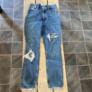 Curve Love High Rise Mom Jeans